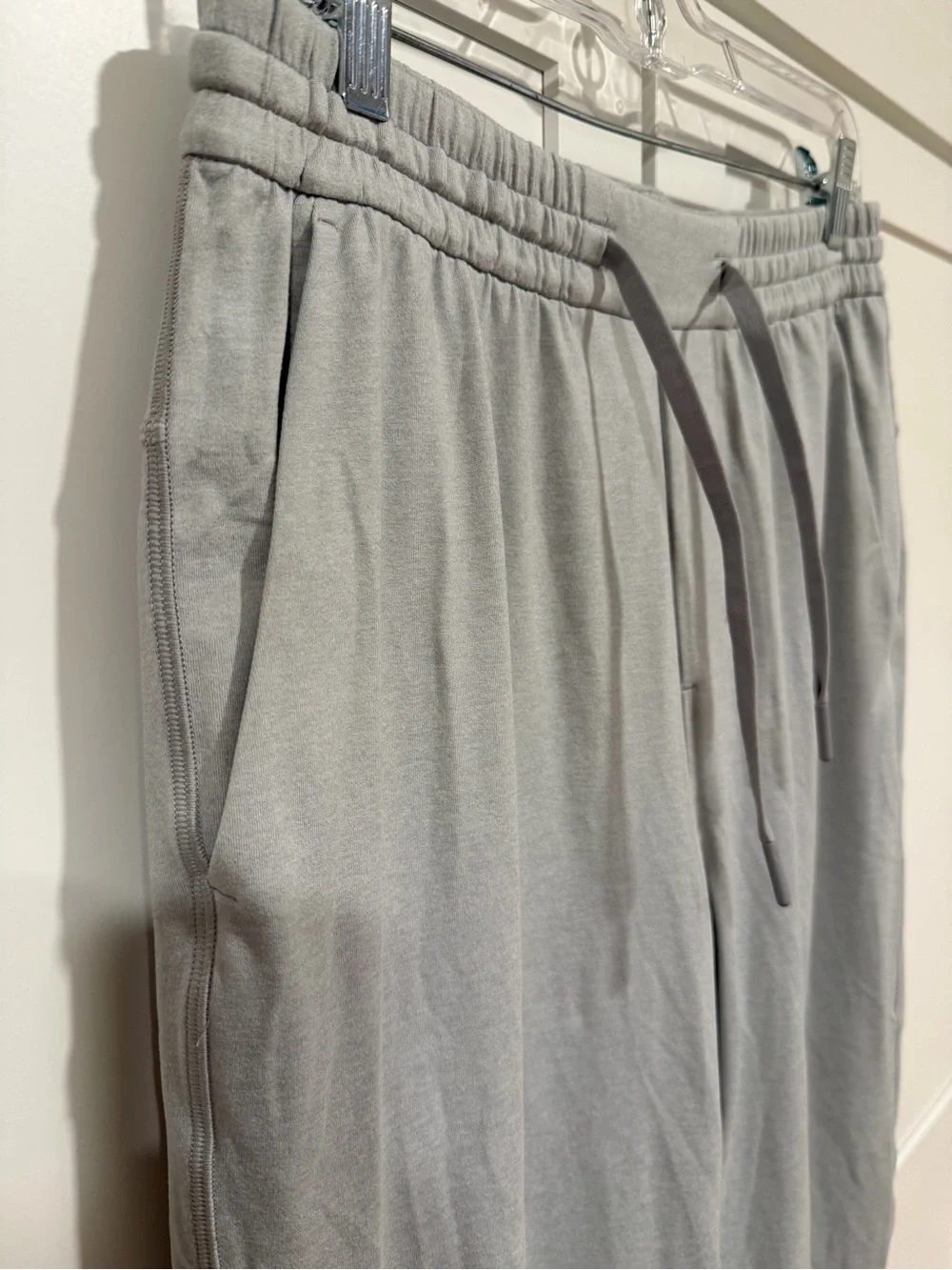 Lululemon Light Gray Men's Drawstring Lounge Pants